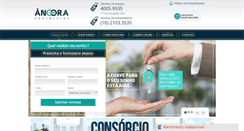 Desktop Screenshot of ancoraconsorcios.com.br