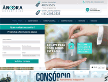 Tablet Screenshot of ancoraconsorcios.com.br